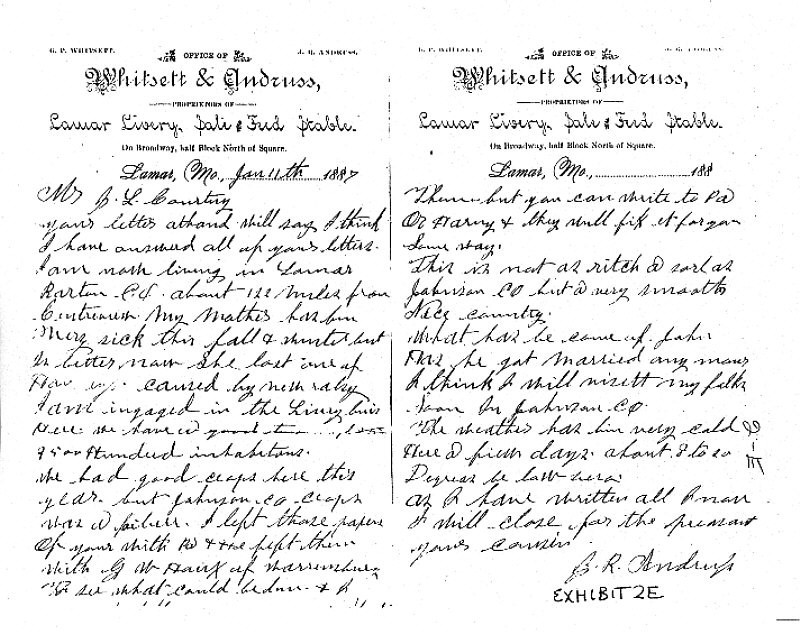 Whitsett &amp; Andruss Livery Stable